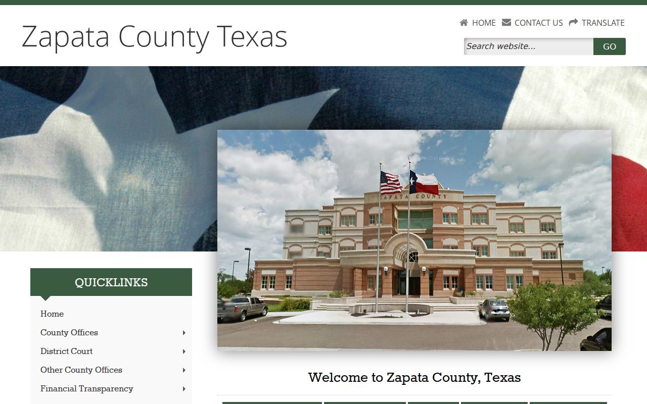 Zapata County criminal history county government gateway